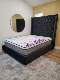 NEW QUEEN PILLOW TOP MATTRESS AND BOX SPRING
