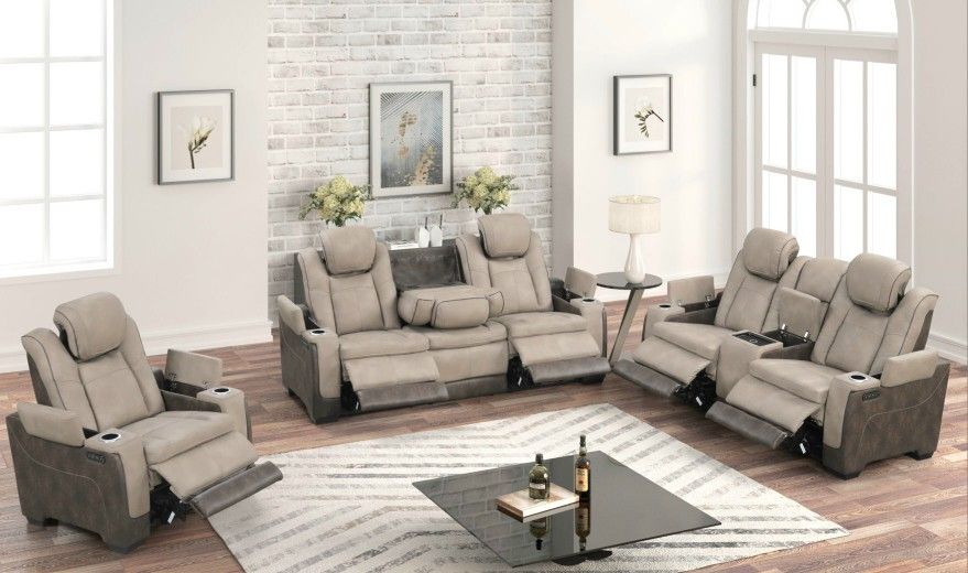 Power Reclining Livingroom Furniture Sectional Couches Sofa On Promotion