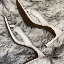 White Platform Heels