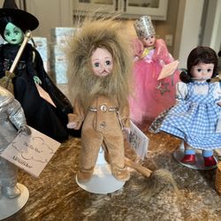Vintage Madame Alexander Dolls- The Wizard Of Oz -(7) In The Set