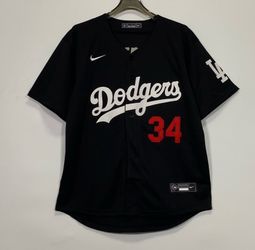 Dodgers Black Jersey fully stitched (Small to 3X)