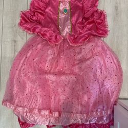 Princess Peach Halloween Costume For Girls