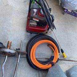 Complete Clean shot 3.75 Hp Pressure Washer With Goodyear Hose Starts First Pull $8.00