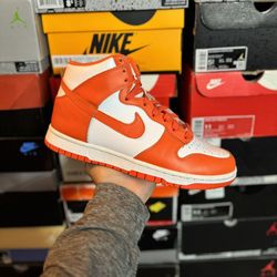 Nike Dunk High Syracuse size 9.5W 8M  USED But Clean