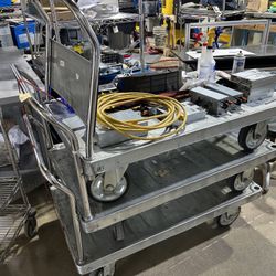 HUGE WAREHOUSE SALE Shelves Carts Desks Workstations 