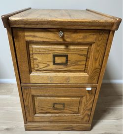 Wood Cabinet w locks