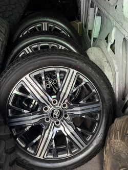 2025 Toyota Sequoia Factory Wheels And Tires 22 Inch 