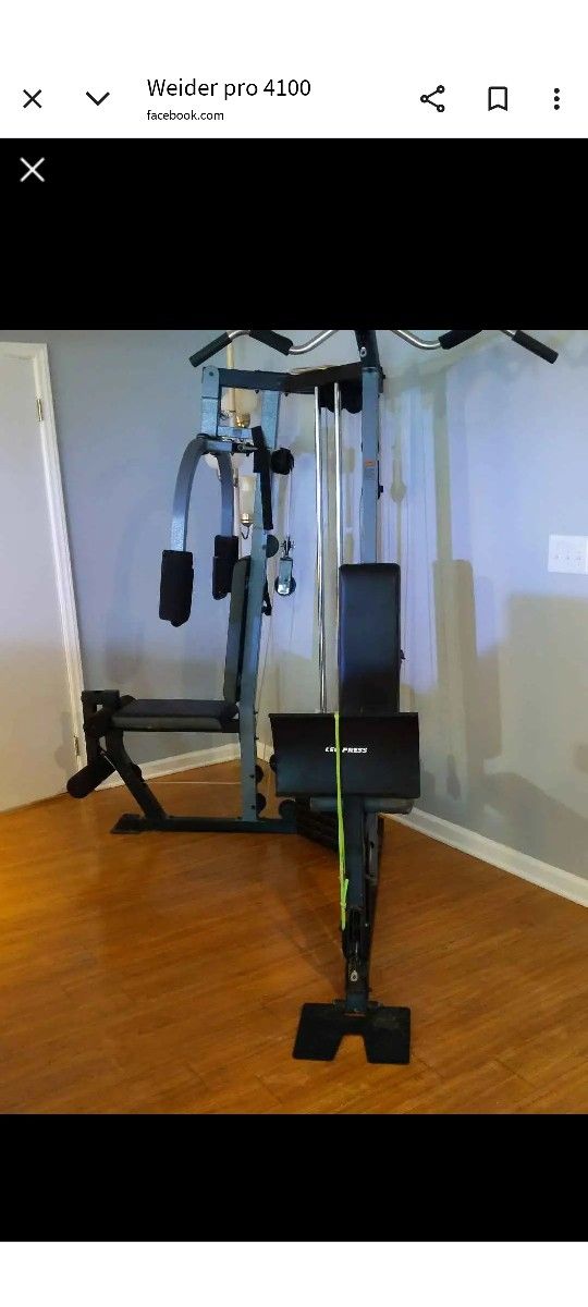 Weirder Pro 4100 Home Gym In Excellent Condition. 