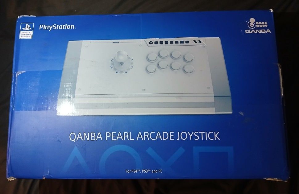 Official Sony Qanba Pearl Arcade Joystick [PS5/PS4/PS3] Brand New