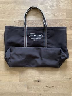 Vintage Large Coach Laundry Bag with Handles