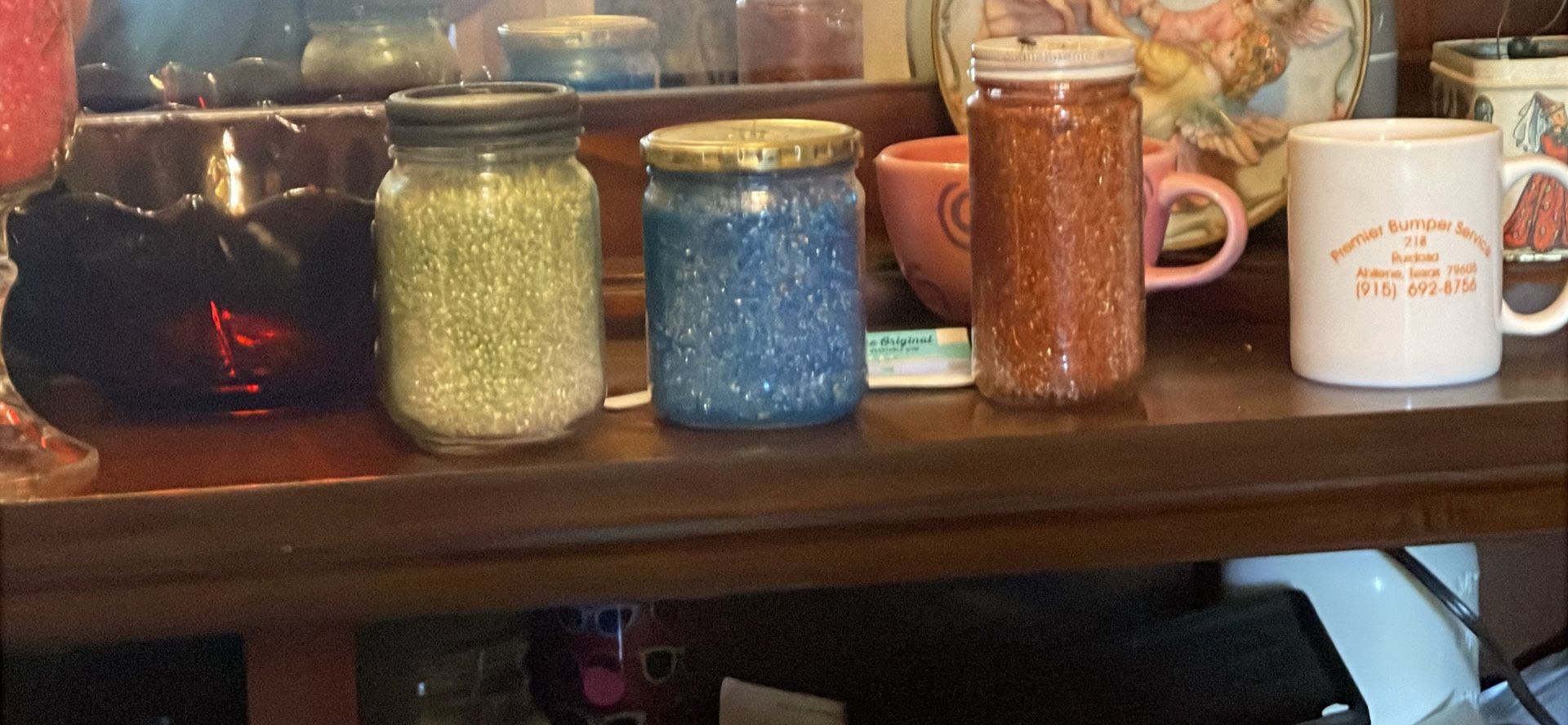 Home Made Scented Candles , Scented Beads, And Car Freshies