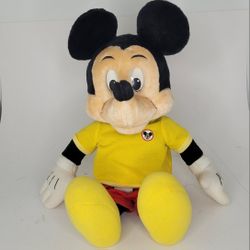 Worlds of Wonder THE TALKING MICKEY MOUSE RARE - Plush Doll Vintage w/ Cassette 
