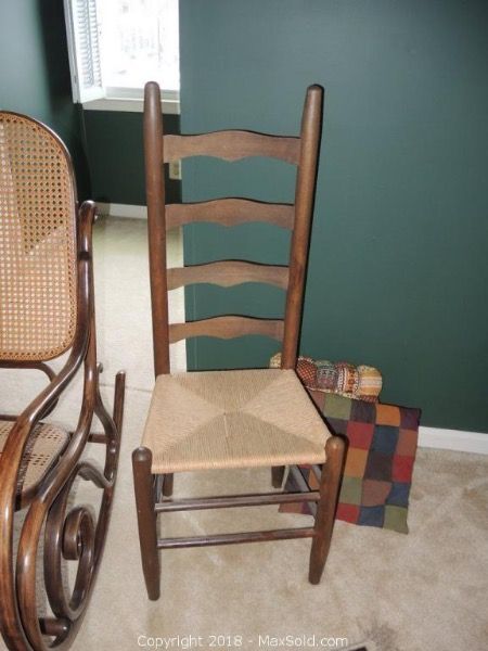 Ladder back side chair - 4 rungs