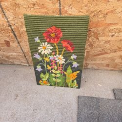 Antique Wool Painting 