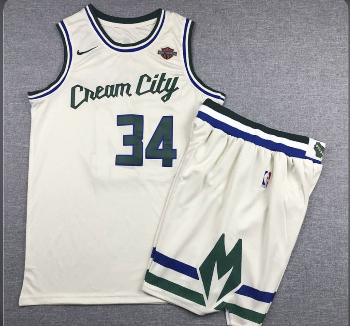 Milwaukee Bucks Cream city Edition Jersey