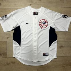 New York Yankees #2 Derek Jeter Nike Genuine Merchandise baseball jersey
