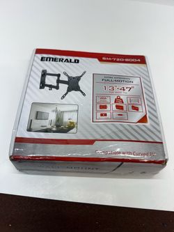 EMERALD Full Motion TV Wall Mount 13-47" VESA 77lb SM-(contact info removed) Open Box