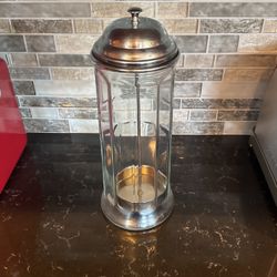 Classic Glass Straw Holder