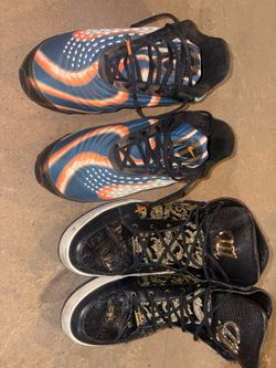 Two pairs of men’s sneakers