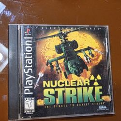 Nuclear Strike PS One Video Game Playstation 1 PS1 Complete