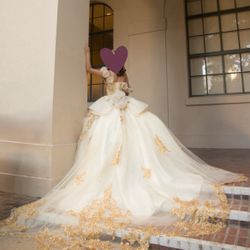 Quinceañera Dress - Gold