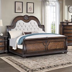 Elegant Wooden Bedroom Furniture - King Size Bed