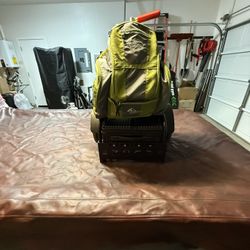 Zuca EZ Disc Golf Cart With Upper Park Rebel Bag