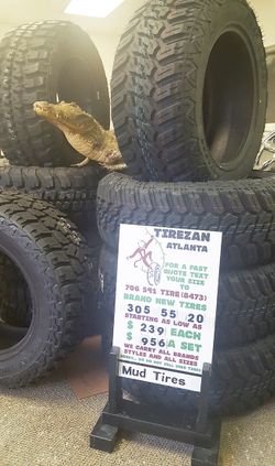 LT 305 55 20 MT BRAND NEW TIRE TIRES $239 EACH $956 SET