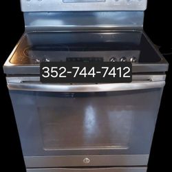 GE 5 Burner Glass Top Stove