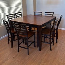 8 Seat Modern Dining Room Table And Chairs 