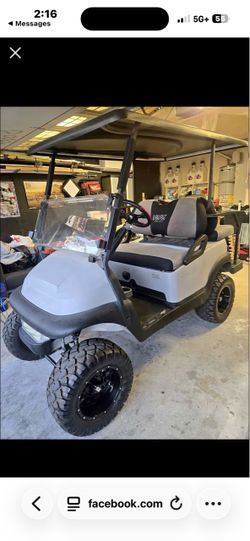 2015 club car golf cart lifted