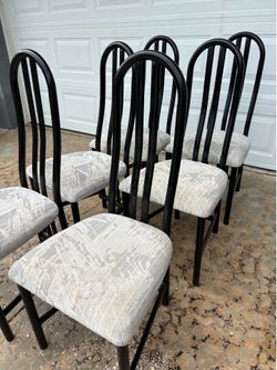 6 dining chairs