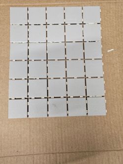 Mosiac grey tile 12 × 12