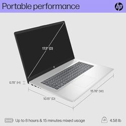 New HP 17.3 inch Laptop (2024 Model)