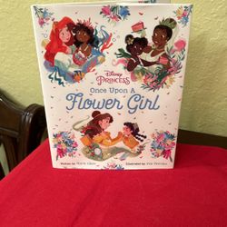 Brand New Disney Princess Once Upon A Flower Girl Book