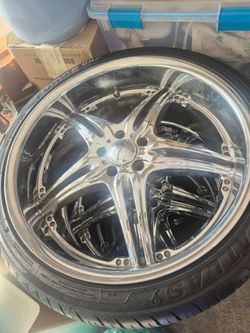 22" Crime Wheels and tires