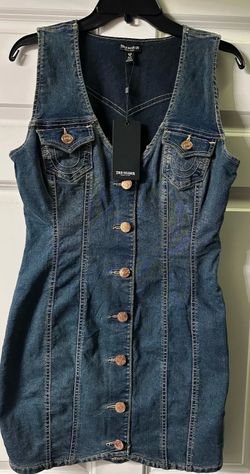 Vestido de mesclilla ajustado tipo chaleco