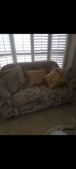 Sofa, Loveseat and arm chair