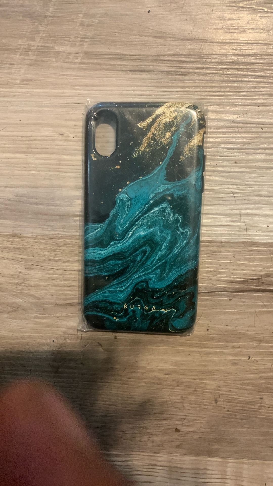 Blue And Gold Phone Case For iPhone X/XS