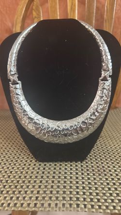 Wide Flow Choker Necklace $25.00