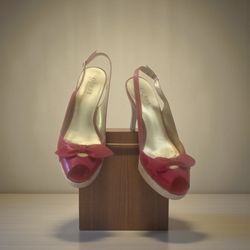 Red High Heels Size 6