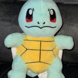 Pokemon Squirtle Character Plush China Version Collectible Stuffed Animal Used.