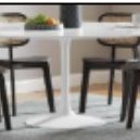 Modway 60" Rd White Dining Table