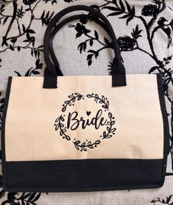 “Bride” Canvas Bag Wedding Gift