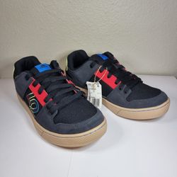 Adidas Five Ten Freerider Flat Shoes Core Black/Carbon/Pulse Lime Men’s Sz 12
