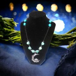 Midnight Moonrise Chain Necklace