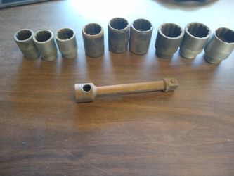 3/4" Drive USA-made Large Socket Set (10 pieces)