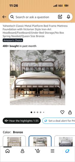 Vintage bed frame