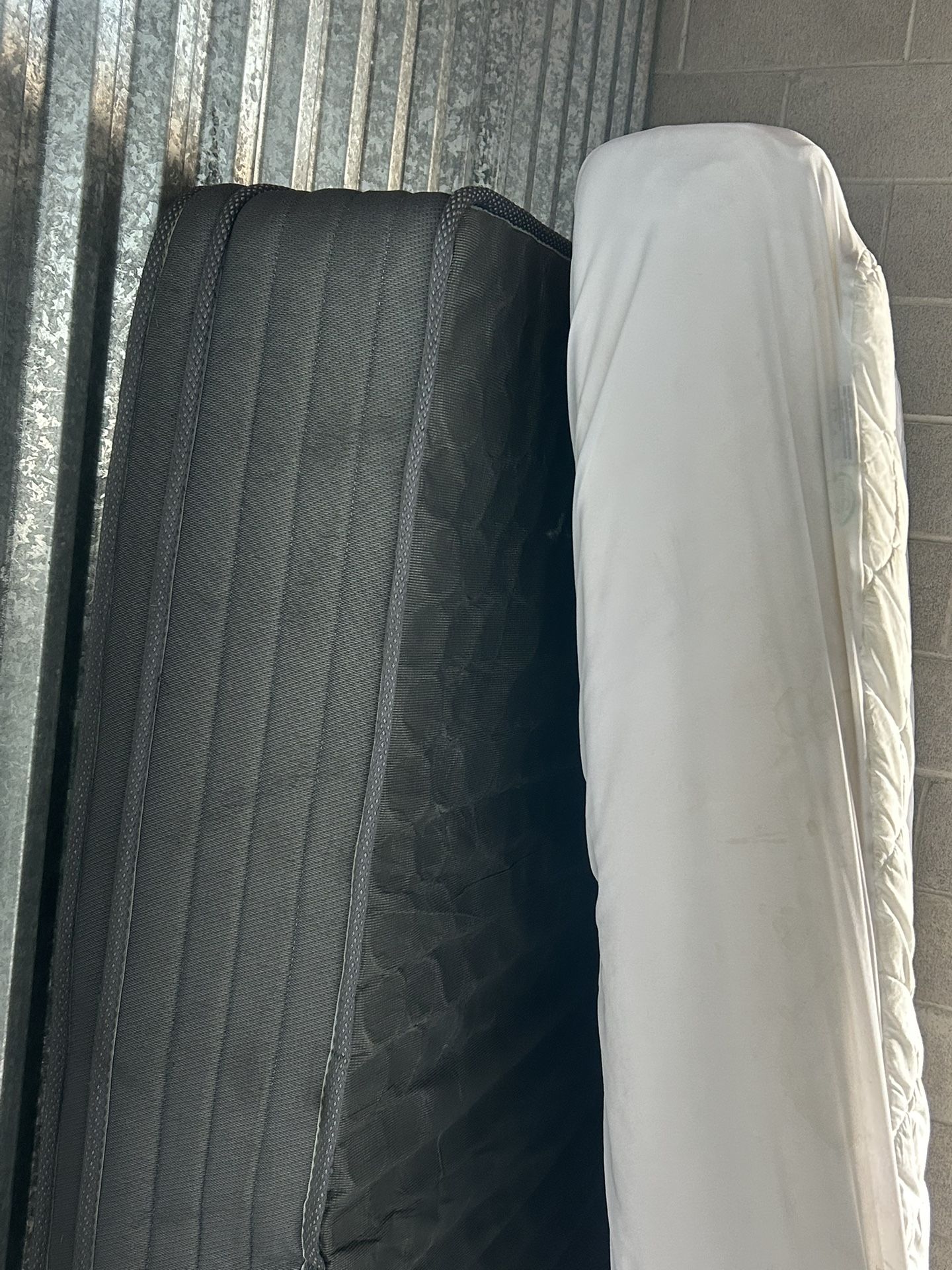 2 Mattress, Dog Fences For Puppies ,And Full Sized Bedframe