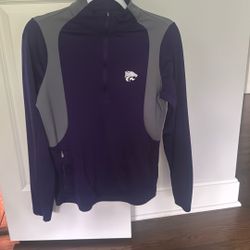 K State  3/4 Zip Women’s Pullover small 